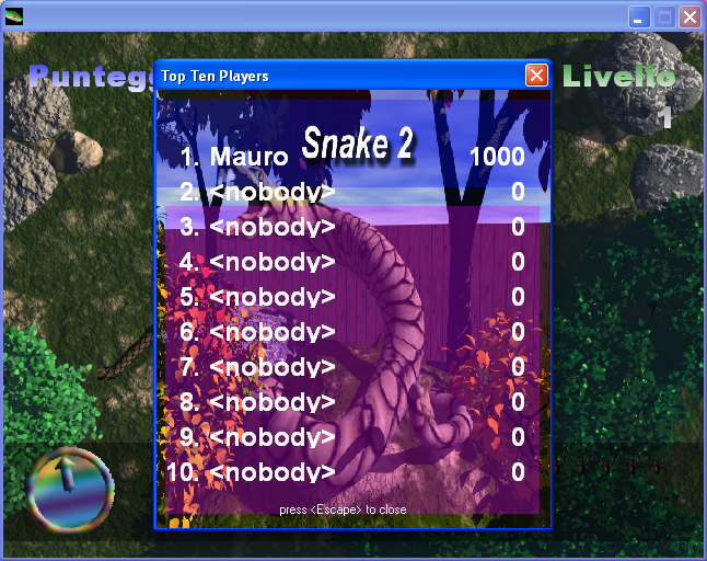 Snake 2 Demo — original screenshot 6