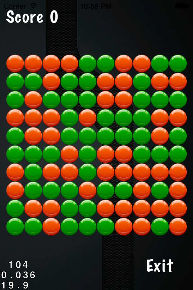 iSameGame for iOS — original screenshot 3
