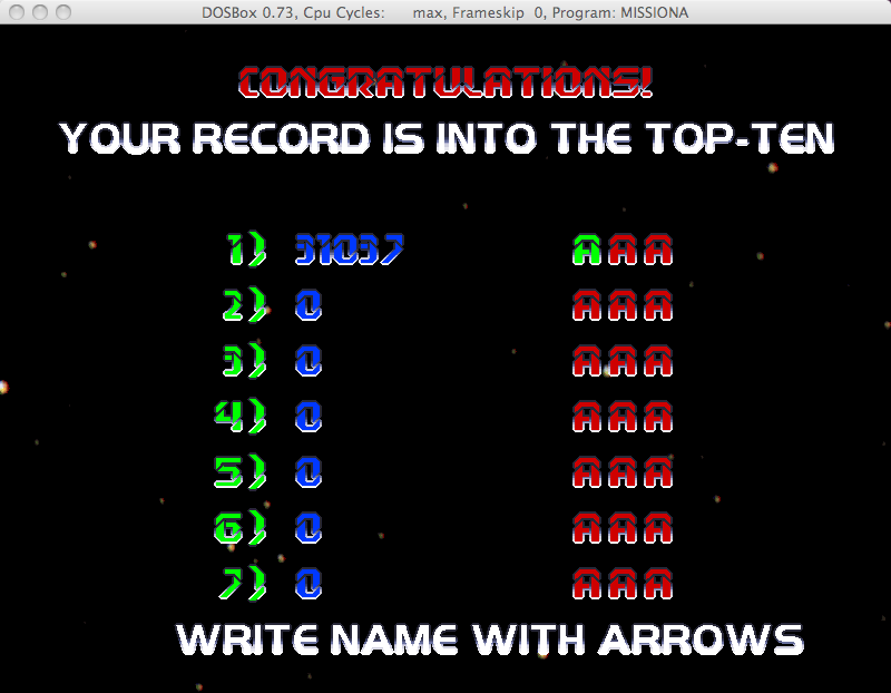Mission Asteroids — original screenshot 8