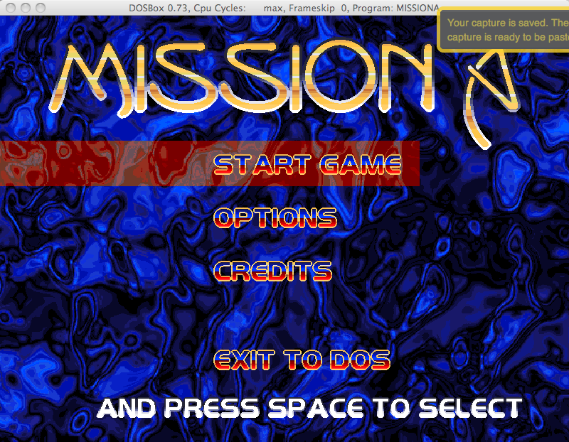 Mission Asteroids — original screenshot 2