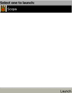Il gioco della scopa J2ME — original screenshot 1