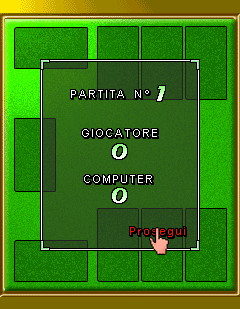 Il gioco della scopa J2ME — original screenshot 6